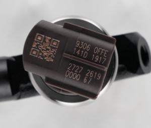 Injector Solenoid Valve Shell Engraving